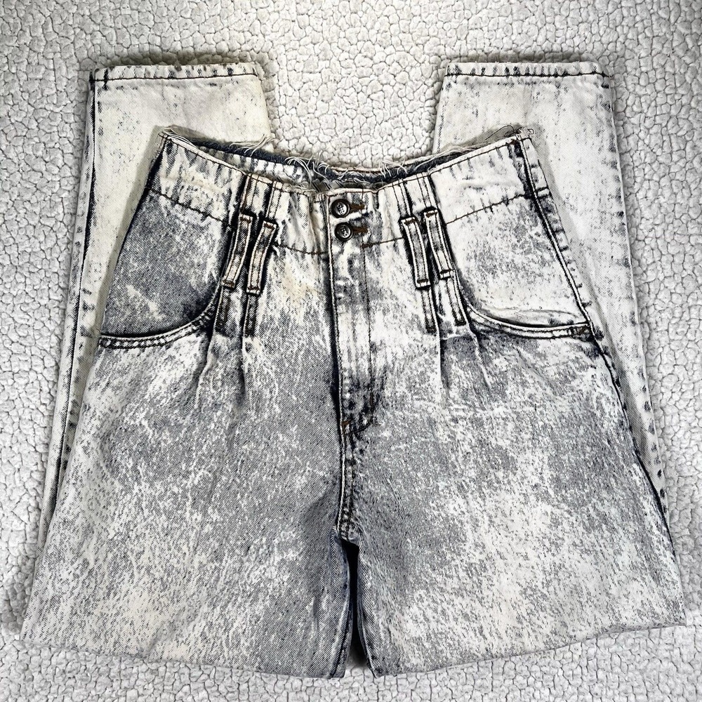 Vintage RIO by Stefano Jeans Women's 5‎ (30x28) Acid Wash Retro Mom 80s Grunge